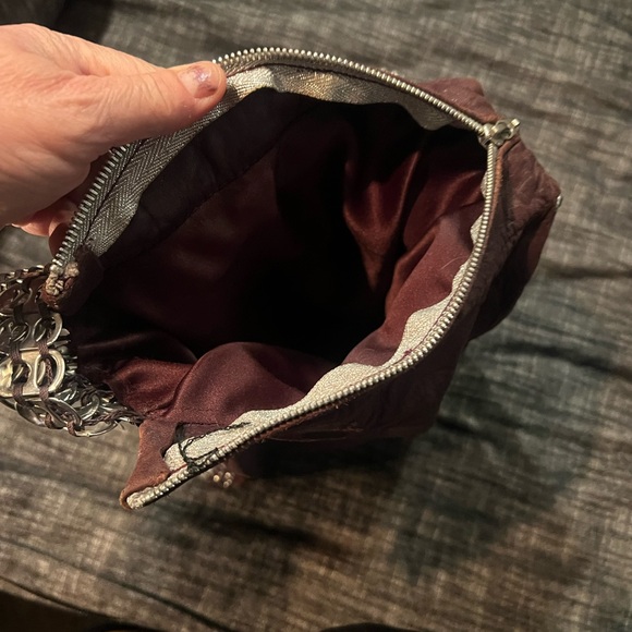 Artisan Silver and eggplant handmade pop top can soda Women\'s Bag